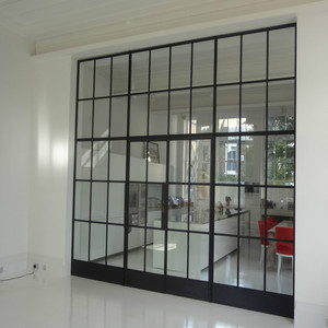 Grille de <span class=keywords><strong>fenêtre</strong></span> en fer pour maison moderne, prix des portes en verre à cadre en acier - Product Image 6