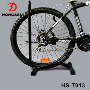 Soporte de bicicleta en forma de L de acero de alta calidad, estante de reparación de rueda trasera de liberación rápida, estante de almacenamiento de bicicleta de suelo ajustable para bicicletas de carretera - Product Image 6
