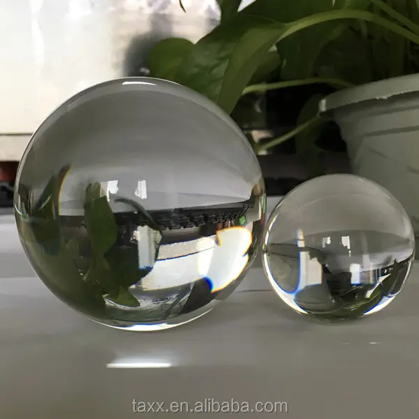 Esfera de cristal de bola de Fengshui grande y transparente, personalizada, 8mm-300mm