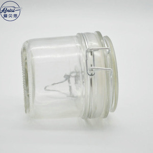 Barattolo in <span class=keywords><strong>Vetro</strong></span> per Alimenti da 150ml 5oz con Coperchio a Clip Rotondo e Piccolo - Product Image 2