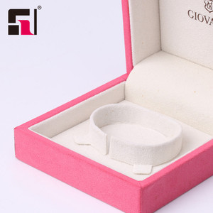 Luxury Custom Velvet Bracelet <strong>Box</strong> Ring Jewelry <strong>Trinket</strong> <strong>Box</strong> with Logo, Jewelry Case - Product Image 6