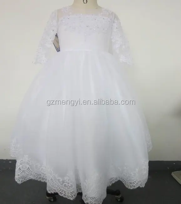 Vestido de primera comunión blanco, prenda especial, 2020