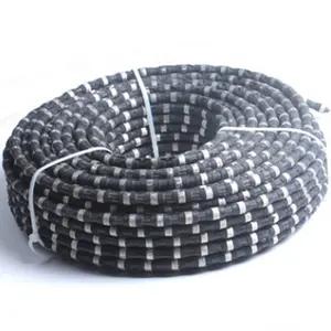 High Quality 10.5mm 11.5mm Sintered Beads Diamond Wire Saw Rope for Stone Cutting