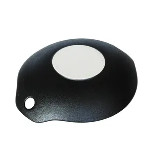 黒色耐熱セラミック食器プレートハンドル付き多孔質セラミックプレート