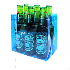 Hot sale 6 pack ice gel pack wine bottle cooler beer cooler bag