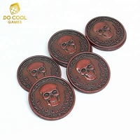 Pièces de jeton de jeu personnalisées en usine compteurs métalliques pour jeu de société
