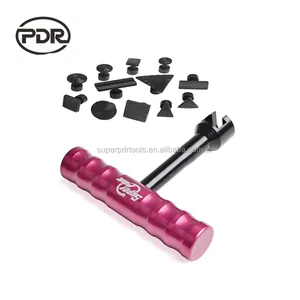 Super PDR Gereedschappen Zwarte Lijm plastic Lipjes En Kleine Rode Dent Puller voor Auto Reparatie Tools