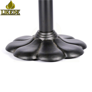 Niedrigen preis blume stil antike gusseisen tisch basis verjüngt tabelle bein holz platte tisch beine - Product Image 4