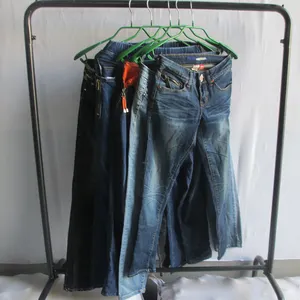 Men and women fashion style second hand clothes used clothes jeans in bales 100kg