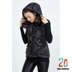 Oca piumino leggero <span class=keywords><strong>vento</strong></span> <span class=keywords><strong>e</strong></span> acqua protettiva staccabile cappuccio OEM maglia - Product Image 5