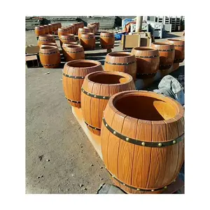 Moldes de vaso de flor de concreto para jardim, de plástico, europeu, para venda