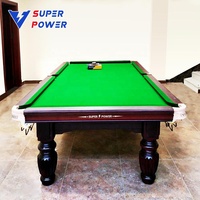 Vente en gros en usine Table de billard Heyball chinoise à usage club Prix bon marché Table de billard à usage club de 8 pieds 9 pieds pour le jeu