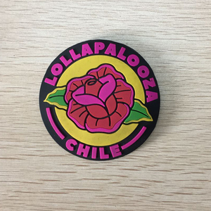 Wholesale Simple Fashion Logo Rubber Glue Black <strong>Design</strong> for Clothing PVC Skull Patch - Product Image 3