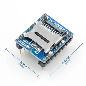 LOT WTV020 WTV020-SD WTV020SD-20SS Mini MP3 Sound Module For PIC WTV020-SD-16P