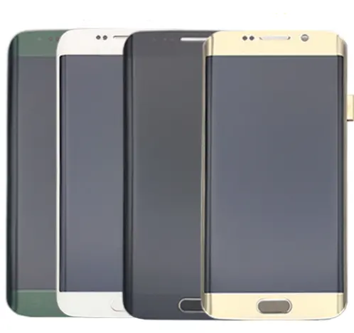 Lcd meclisi dokunmatik ekran için çerçeve ile samsung Galaxy S6 kenar G925 G925F SM-G925F lcd ekran