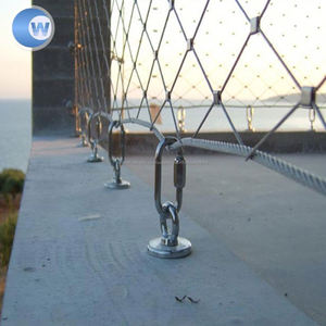 Décoratif inoxydable <span class=keywords><strong>corde</strong></span> protection net clôture <span class=keywords><strong>balustrade</strong></span> escalier remplissage maille - Product Image 3