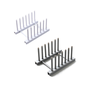 Portapiatti in Plastica, Supporto per Coperchi, Organizzatore per Armadietti da Cucina, Portaoggetti in ABS - Product Image 6