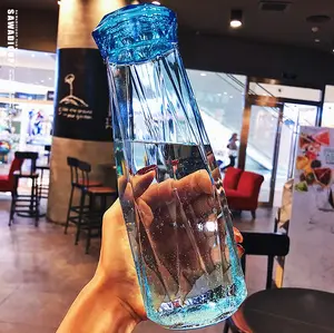 Botol Air Kaca Berlian Logo Kustom Kreatif Hadiah Promosi