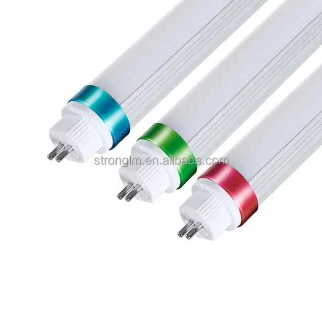 Tubos de led de alto brilho t5, 160lm/w 18w 1200mm com tampa de extremidade rotativa g5