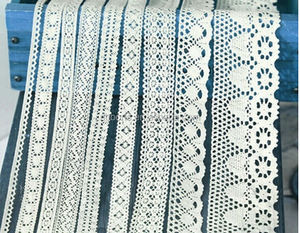 Nouveau design fleur coton indien guipure broderie dentelle - Product Image 2