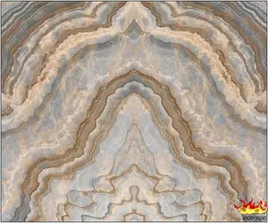 Beautiful and noble Rainbow Impression Marble slab on sell open book match back lit