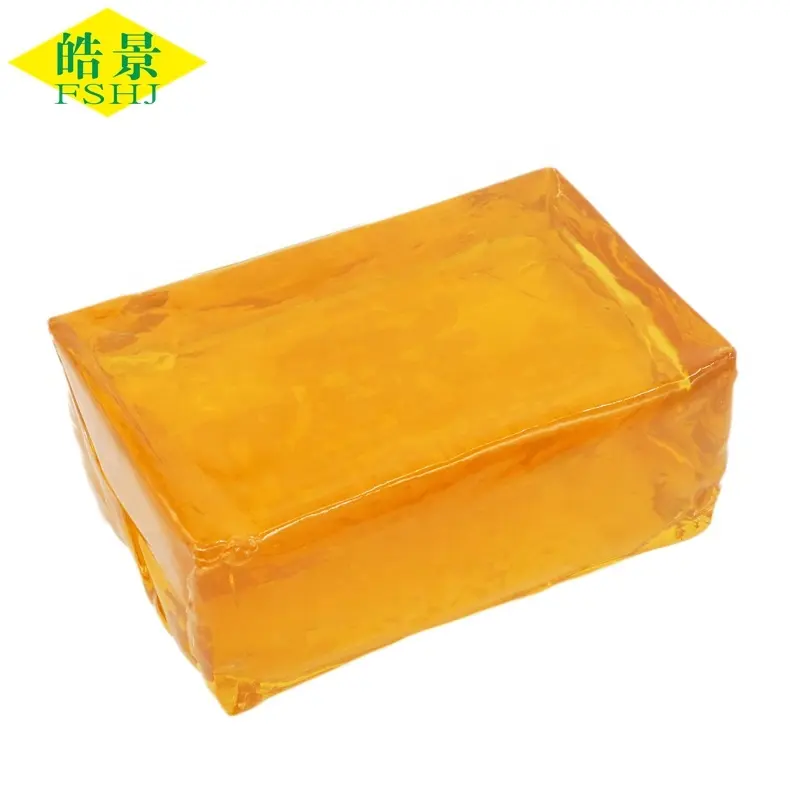 Yellow Transparent EVA Hot Melt Adhesive Block Pressure Sensitive Adhesives For Tyre