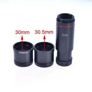 HAYEAR Video Microscope Camera 0.5X C-Mount Lens Adapter 23.2ミリメートル30ミリメートル30.5ミリメートルCCD CMOS Camera Adapter Digital Eyepiece Accessories