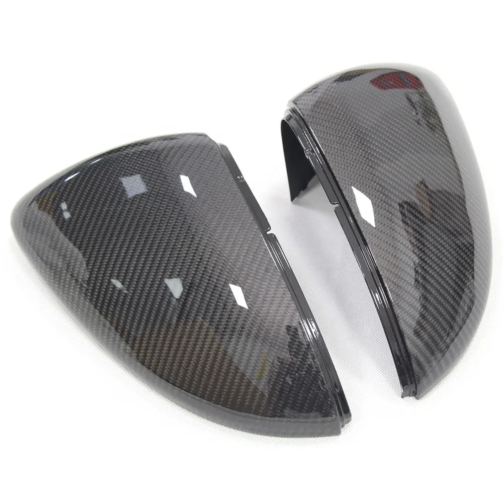 الكربون الألياف سيارة الرؤية الخلفية الجناح استبدال مرآة غطاء ل vw golf 7 2012-2017