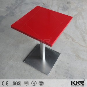 Màu Hình Chữ Nhật Hình Dạng Rắn Bề Mặt Bàn Ăn Cho Nhà Hàng Taurant Trắng 10 Setszed 12Mm Đồ Nội Thất Nhà Tùy Chỉnh Hiện Đại - Product Image 5