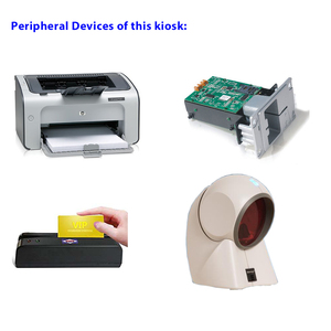 Con impresora Máquina dispensadora de boletos Pantalla táctil Autoservicio A4 Informe de impresión Escáner de código de barras Escáner de código QR Quiosco - Product Image 6