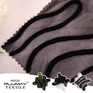 Черная трикотажная мягкая четырехсторонняя стрейчевая полоса имитация шелка ткань для одежды - Product Image 6