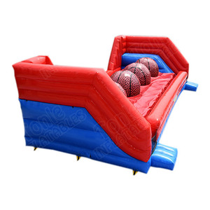 4 लाल गेंदों बड़ा baller <span class=keywords><strong>wipeout</strong></span> बड़ा baller <span class=keywords><strong>inflatable</strong></span> इंटरैक्टिव खेल के लिए बिक्री