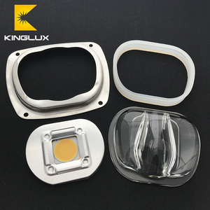 98mm batwing calle luz asimétrico led borosilicato lente asférica de cristal con gran precio - Product Image 1