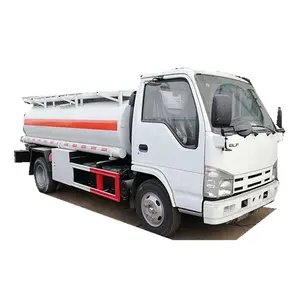 Janpan ब्रांड 5000L ईंधन वितरण ट्रकों 4x2 ईंधन टैंक ट्रक