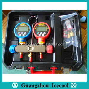 DSZH दो-तरफा वाल्व प्रशीतन परीक्षण कई गुना डिजिटल गेज सेट WK-6882 - Product Image 3