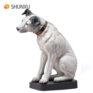 Figura Decorativa de Perro RCA en Resina, Detallada y Realista, Modelo de <span class=keywords><strong>Animal</strong></span> para Decoración del Hogar - Product Image 1