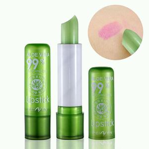 Marque privée Aloe Vera 99% magique changement de couleur étanche longue durée vert Tube rouge à lèvres - Product Image 6