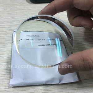 블루 컷 광학 렌즈 가격 1.56 안경 차단 블루 라이트 안티 블루 레이 렌즈 UV420 보호 - Product Image 3