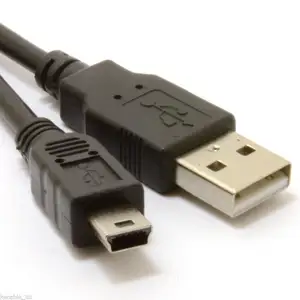 Sesuaikan Kabel Pengisi Daya USB 1.8, Timah Plug Ke Data V3 Mini USB 2.0 50Cm 1M M 3 M 5M