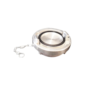 Tappo cieco sigillato con filettatura maschio tipo Storz <span class=keywords><strong>in</strong></span> ottone per attrezzature antincendio, con catena, tappo <span class=keywords><strong>di</strong></span> accoppiamento <span class=keywords><strong>in</strong></span> ottone - Product Image 3