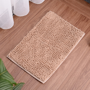 Alfombrillas de baño de chenilla grandes, peluda alfombrilla para suelo, alfombrilla antideslizante absorbente de agua para puerta - Product Image 3