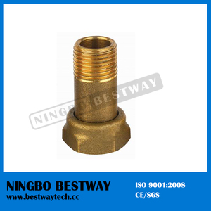 Giả mạo hình lục giác 1/2 "x 3/4" đến 1-1/2 "x 2" NPT BSP chủ đề Đồng hồ nước phù hợp khớp nối - Product Image 4