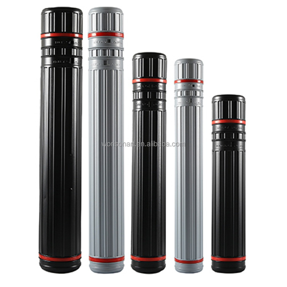 Полиэтиленовый раздвижной пластиковый художественный ящик для хранения чертежная трубка для рисования стрелка складной держатель для плаката