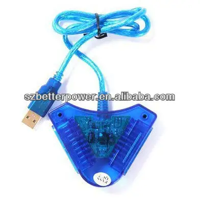 Chất lượng cao phổ PS1 PS2 PSX bộ chuyển đổi kép điều khiển USB cho máy tính