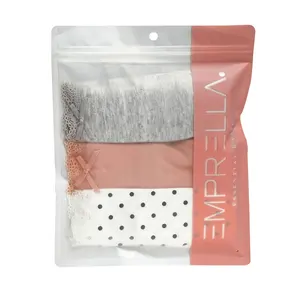 Plastic Bag Supplier Women Plastic Underwear Clothes Packaging Bags