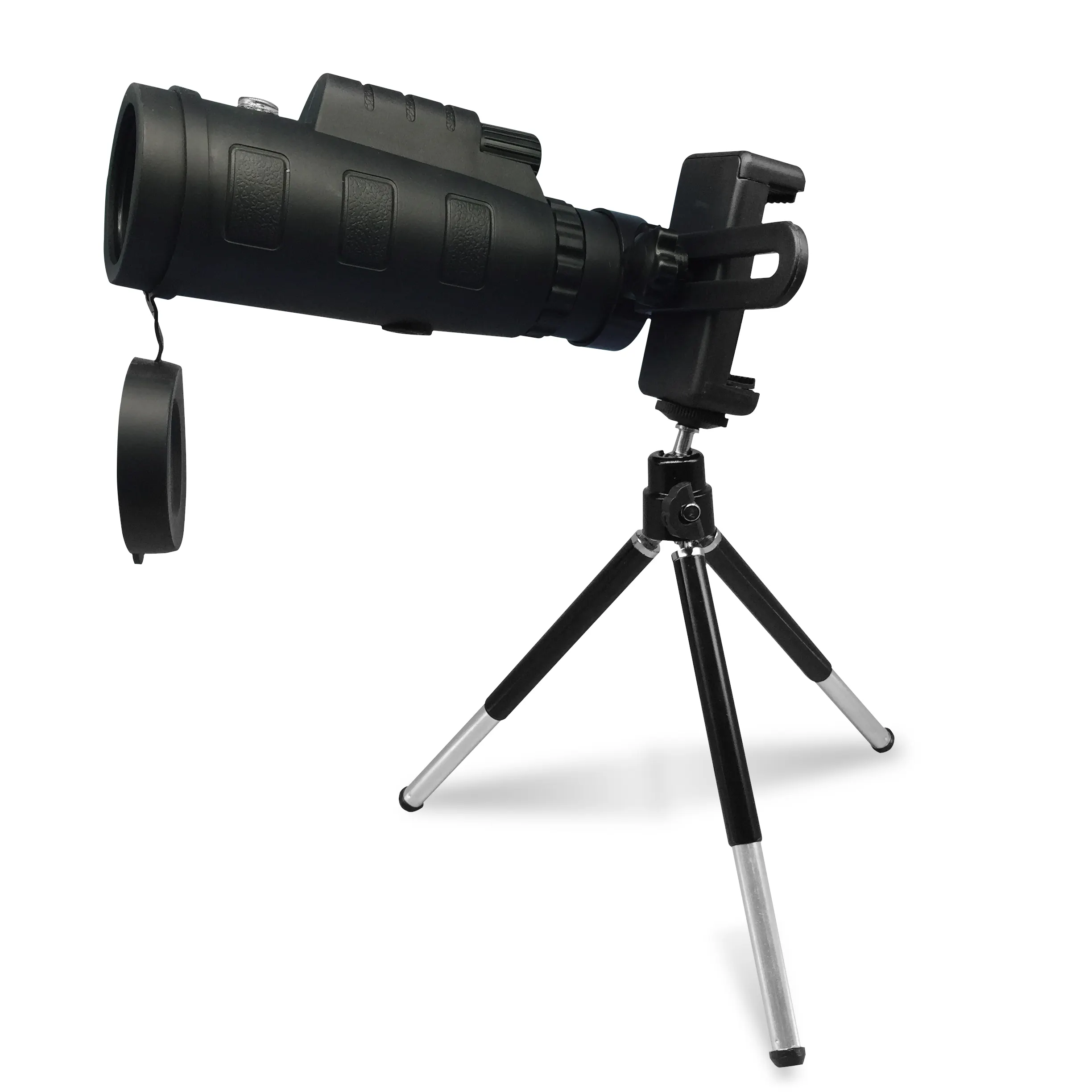 40x60 Monocular Telescope, High-Powered BAK4 Prism FMC Lens Waterproof Scope with Smartphone Adapter Tripod Holder