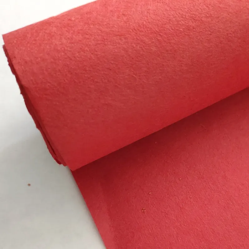 Kırmızı çevre dostu süper kalite 40gsm makine yapımı kore hanji dut pirinç sarma kağıt