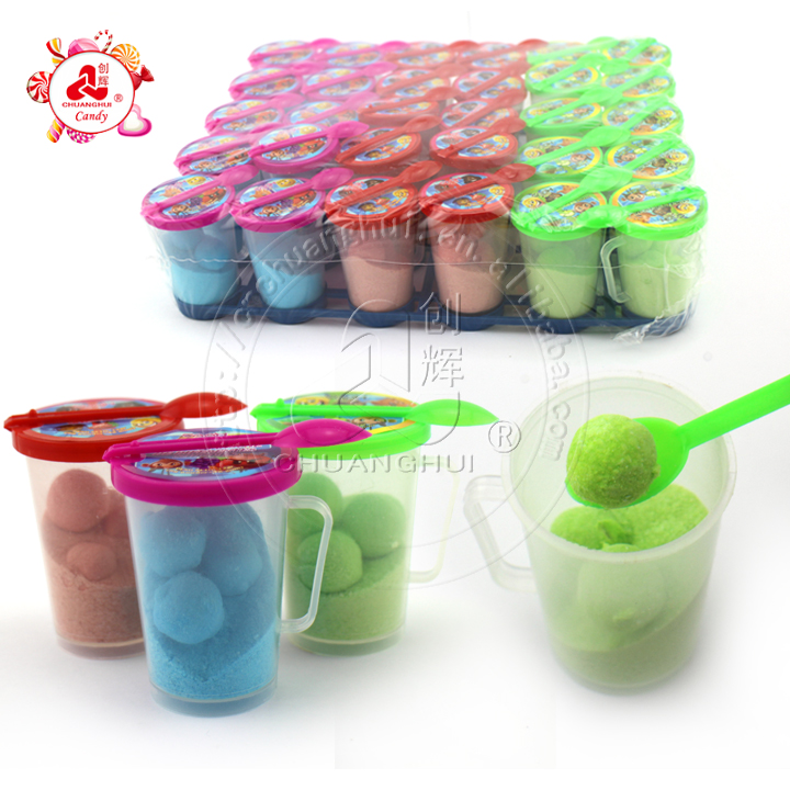 Пузырьковые шарики с кислами порошками