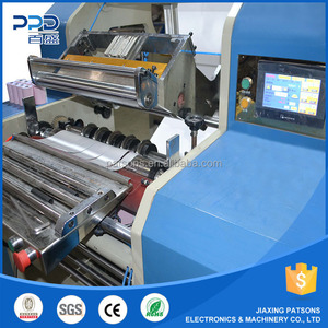 Machine de découpe et de rembobinage automatique de papier thermique PPD-3RW500, pour rouleaux de papier NCR - Product Image 2