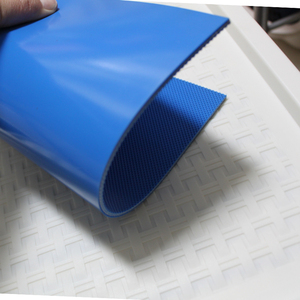 Proveedor Chino <span class=keywords><strong>3</strong></span>.1mm azul brillante PVC sólido tejido del cinturón de transporte - Product Image 3